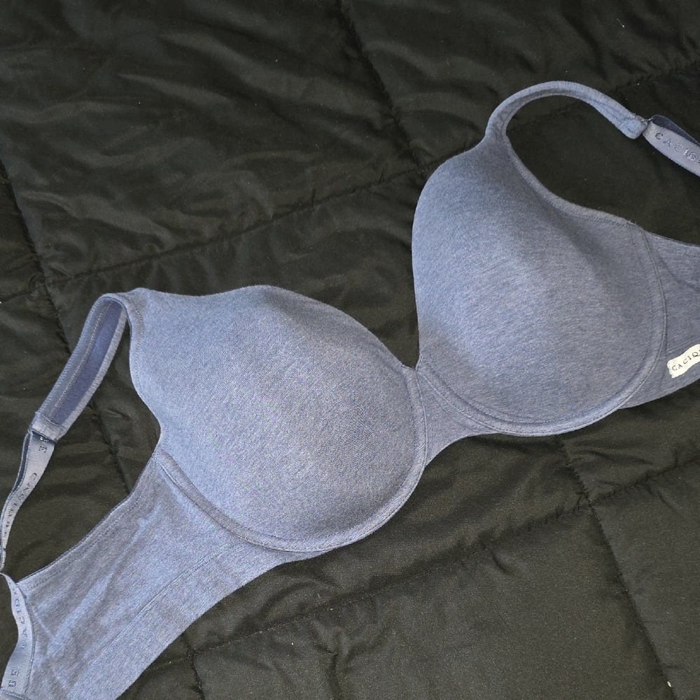 Cacique Heathered Blue Bra